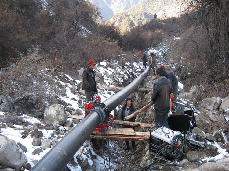 Aba Jinchuan County 1000 meters drop drinking water project